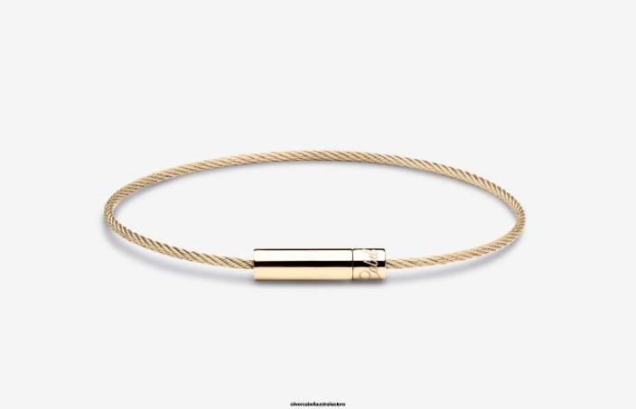 Men Michael Cable Bracelet Gold Accessories Oliver Cabell X0FT197