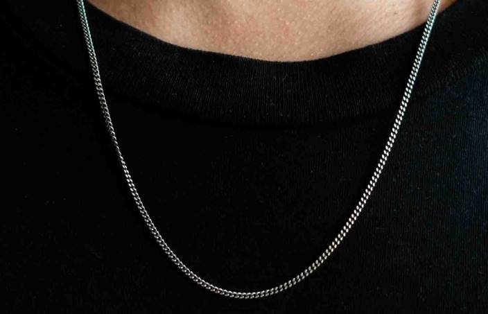 Men 2mm Cuban Chain Silver Accessories Oliver Cabell X0FT212
