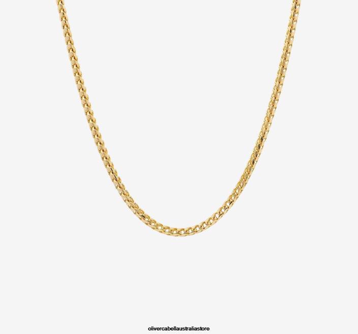 Men 3mm Franco Chain Gold Accessories Oliver Cabell X0FT231