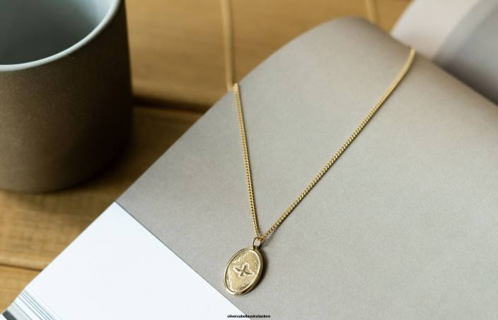 Men Dove Pendant Necklace Gold Accessories Oliver Cabell X0FT209