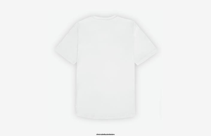 Men Curved Hem Tee White Clothes Oliver Cabell X0FT247