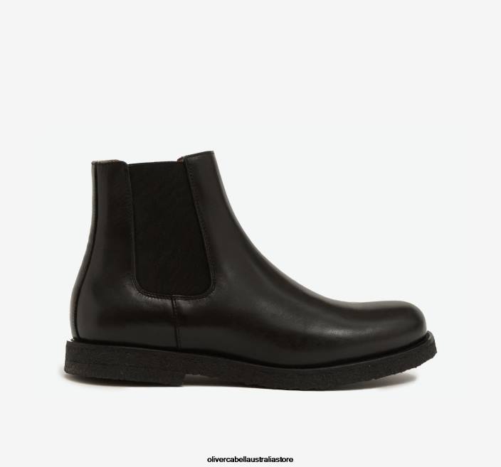 Men Chelsea Boot Black Leather Footwear Oliver Cabell X0FT183