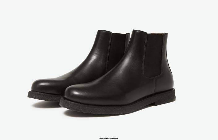 Men Chelsea Boot Black Leather Footwear Oliver Cabell X0FT183