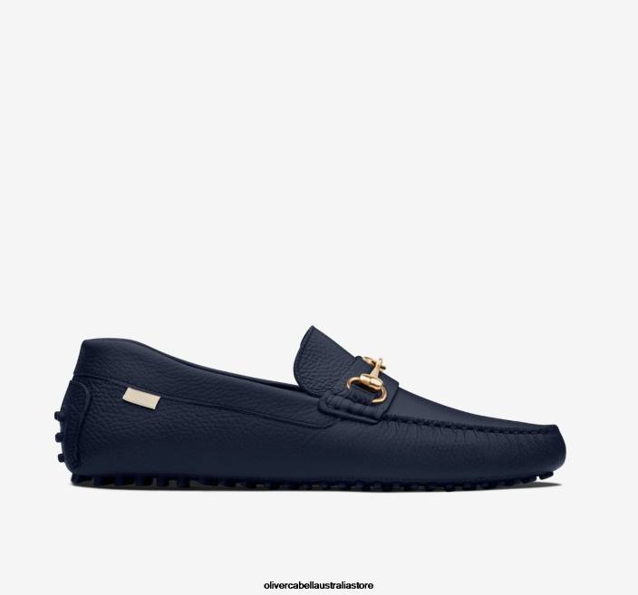 Men Driver 7 Navy Pebbled HB Footwear Oliver Cabell X0FT181