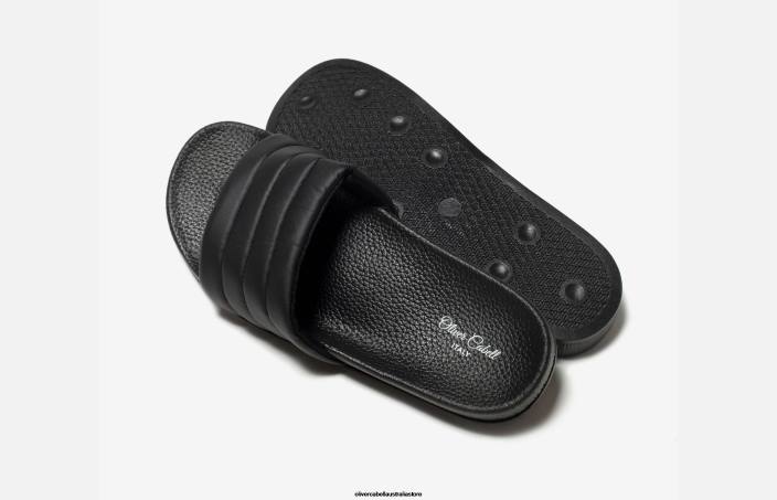 Men Vegan Slides Black Footwear Oliver Cabell X0FT190