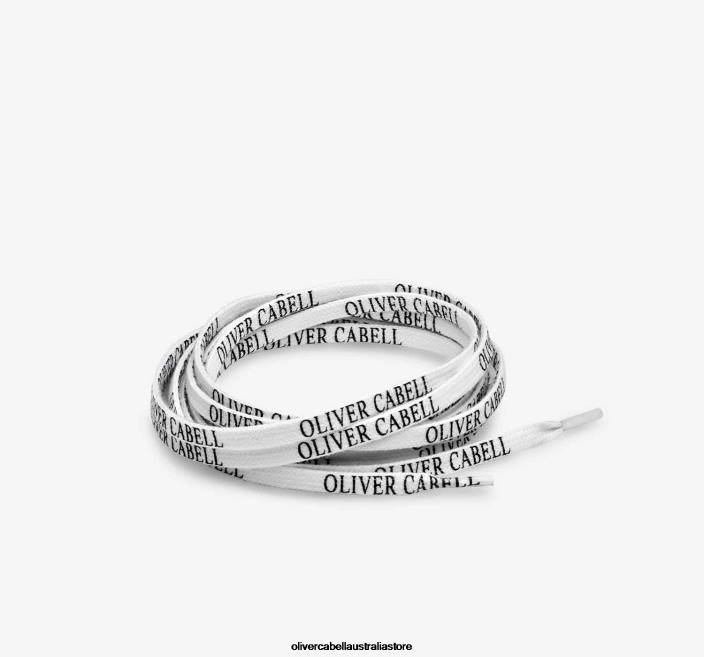 Unisex Logo Laces White Accessories Oliver Cabell X0FT282