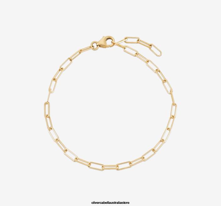 Women Link Bracelet Gold Accessories Oliver Cabell X0FT424