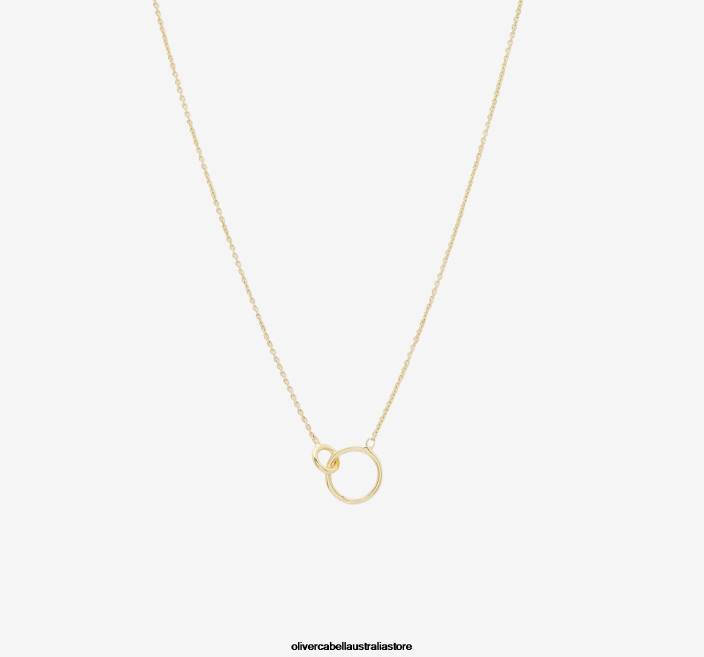 Women Interlock Chain Gold Accessories Oliver Cabell X0FT428