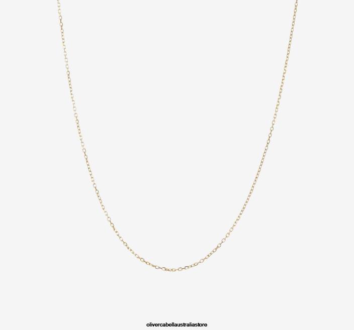 Women Chain Necklace Gold Accessories Oliver Cabell X0FT442