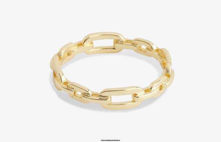 Women Link Ring Gold Accessories Oliver Cabell X0FT425