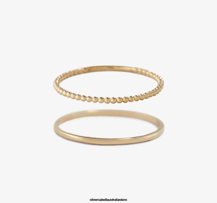 Women Stacker Set Gold Accessories Oliver Cabell X0FT439