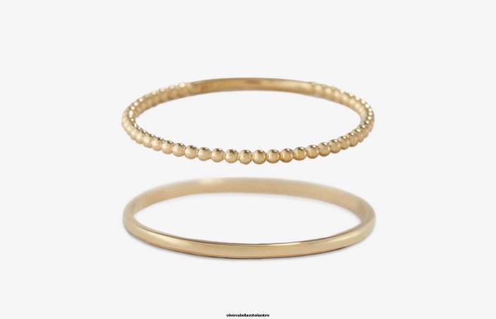 Women Stacker Set Gold Accessories Oliver Cabell X0FT439