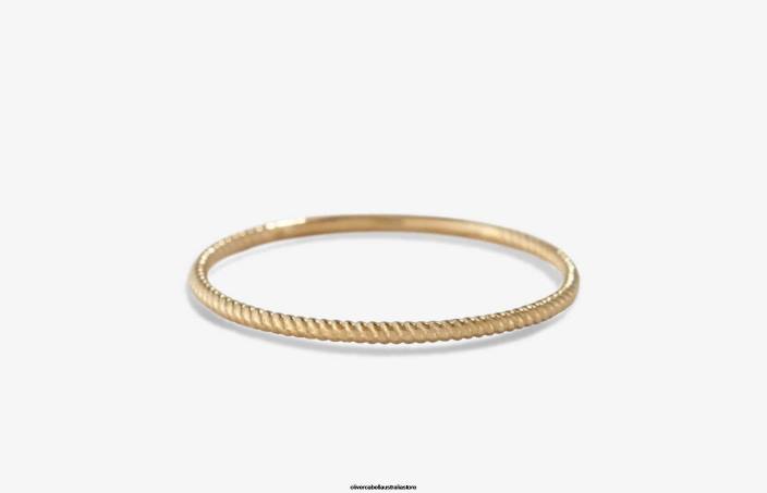 Women Twist Ring Gold Accessories Oliver Cabell X0FT435