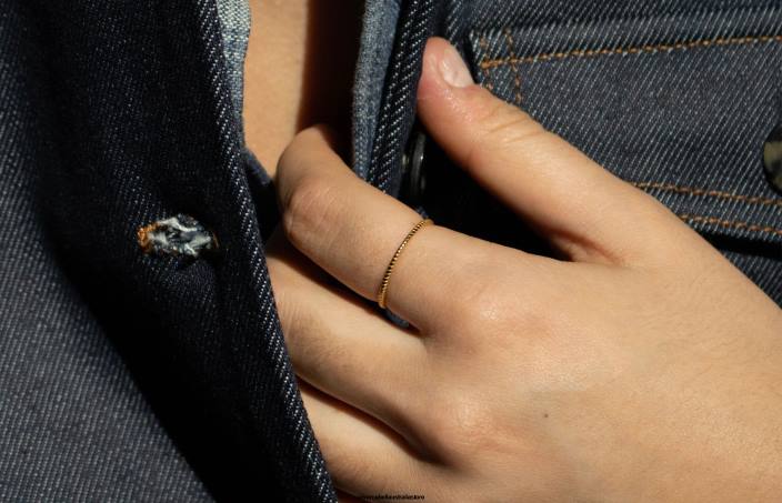 Women Twist Ring Gold Accessories Oliver Cabell X0FT435