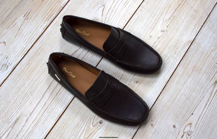 Women Driver 13 Chocolate Pebbled Footwear Oliver Cabell X0FT412