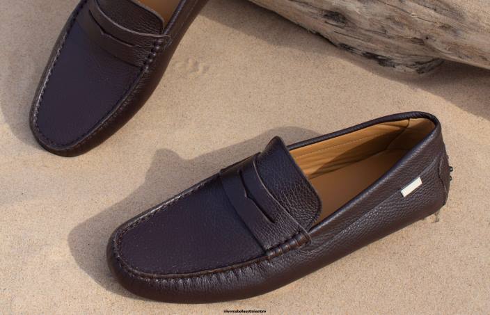 Women Driver 13 Chocolate Pebbled Footwear Oliver Cabell X0FT412