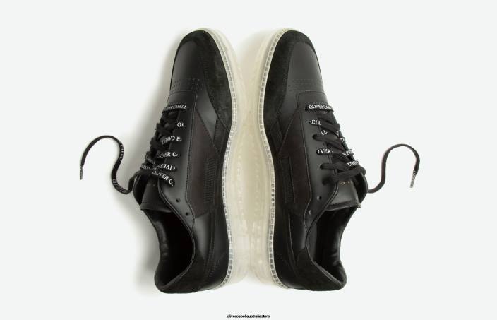 Women Flat Shoes 481 Black Ghost Footwear Oliver Cabell X0FT353