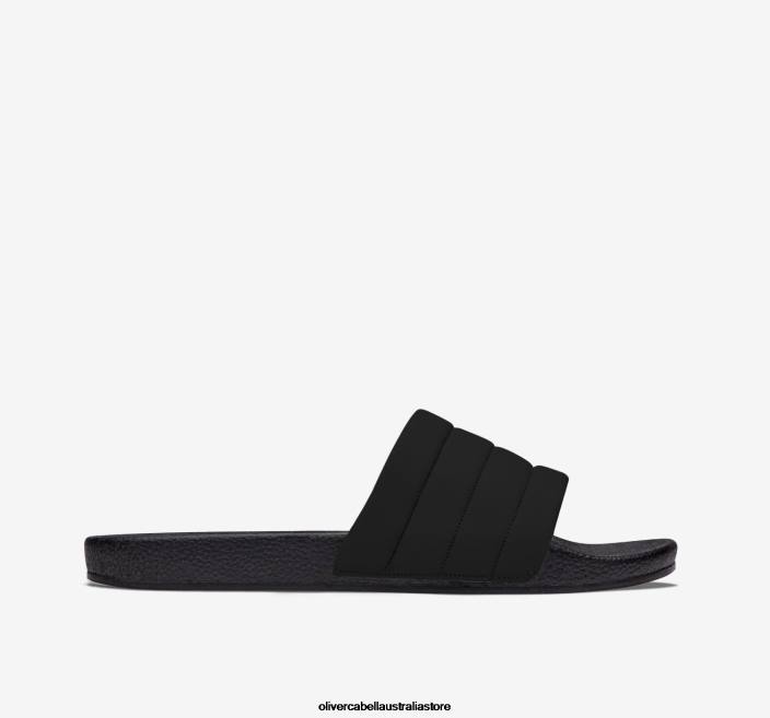 Women Vegan Slides Black Footwear Oliver Cabell X0FT383