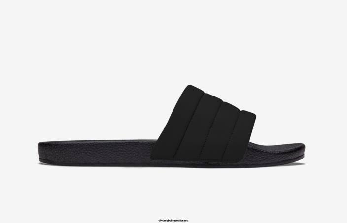 Women Vegan Slides Black Footwear Oliver Cabell X0FT383